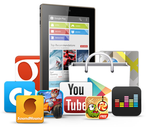 Browse and install great apps onto your Kobo tablet and enjoy them right away - no syncing required!